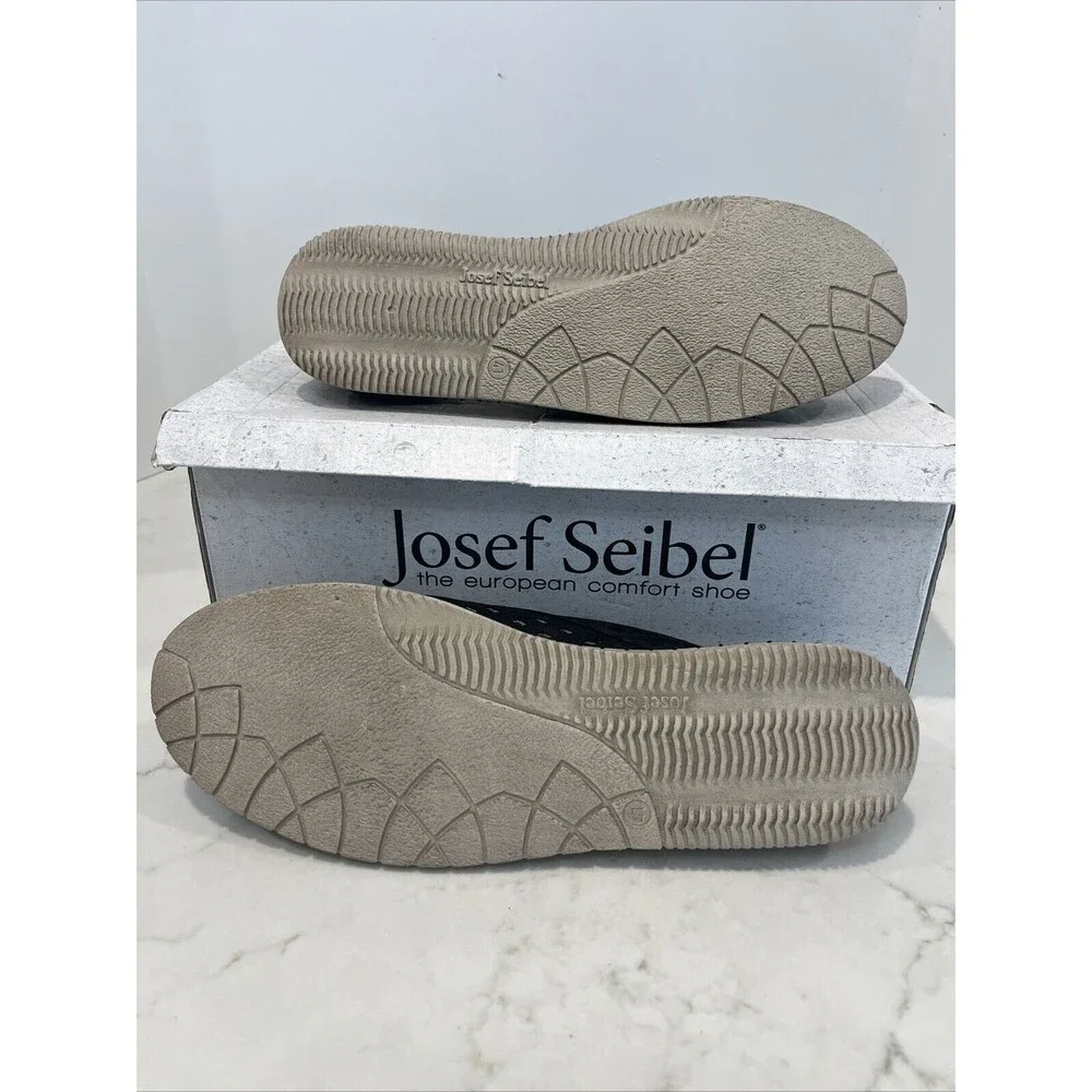 Josef Seibel NEW 41 (US‎ 10-10.5) Leather Black Sofie 26 Sneakers Lace Up Shoes